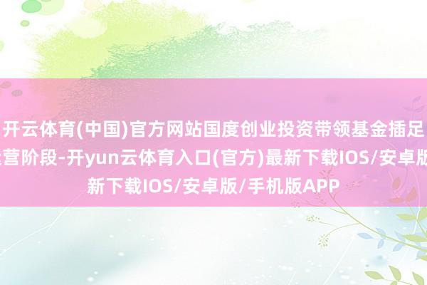 开云体育(中国)官方网站国度创业投资带领基金插足了实践性的运营阶段-开yun云体育入口(官方)最新下载IOS/安卓版/手机版APP