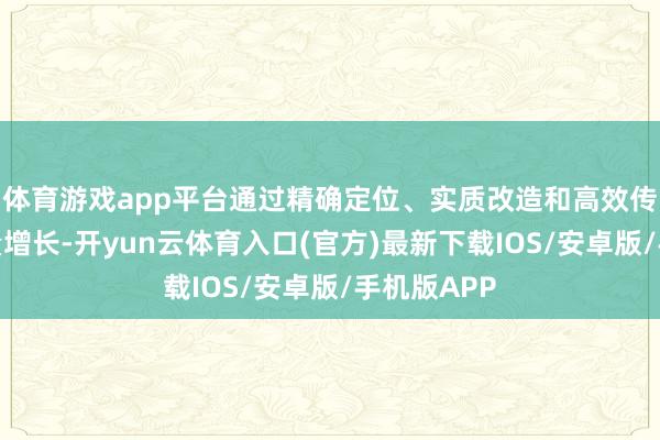 体育游戏app平台通过精确定位、实质改造和高效传播已毕流量增长-开yun云体育入口(官方)最新下载IOS/安卓版/手机版APP